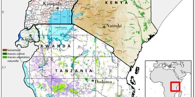地図のタンザニアへの歴史的サイト