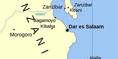 タンザニア諸島の地図